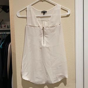 Sheer white Top